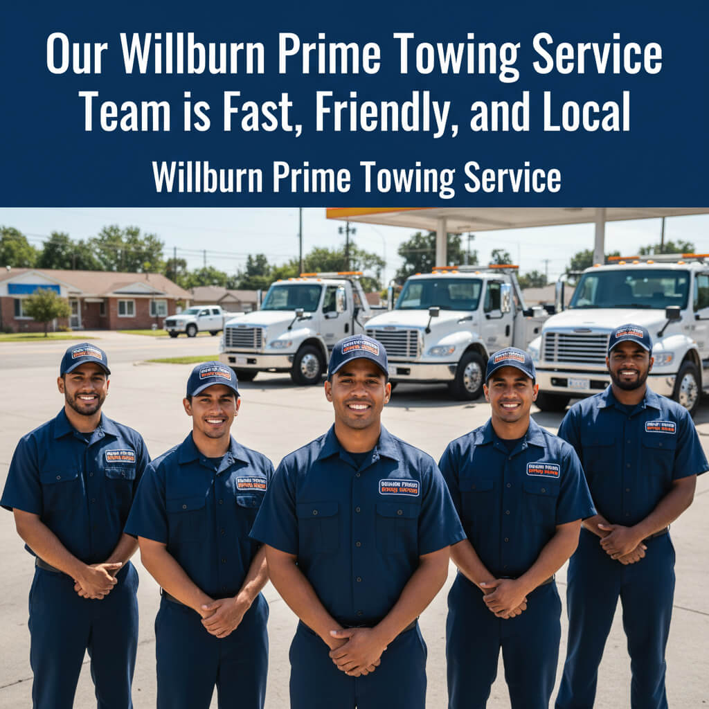 Our Willburn Prime Towing Service Team is Fast, Friendly, and Local