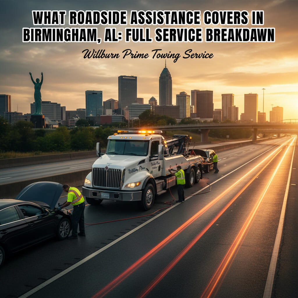 What Roadside Assistance Covers in Birmingham, AL Full Service Breakdown